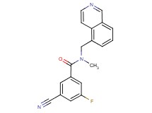 3-cyano-5-fluoro-N-(5-isoquinolinylmethyl)-N-methylbenzamide