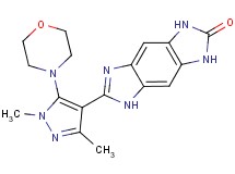 6-(1,3-dimethyl-5-morpholin-4-yl-1H-pyrazol-4-yl)-3,5-dihydroimidazo[4,5-f]benzimidazol-2(1H)-one