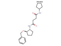 N-[(1R,2R)-2-(benzyloxy)cyclopentyl]-N'-cyclopentylsuccinamide