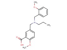2-methoxy-5-{[(2-methoxybenzyl)(propyl)amino]methyl}benzoic acid