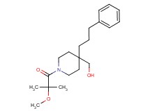 [1-(2-methoxy-2-methylpropanoyl)-4-(3-phenylpropyl)piperidin-4-yl]methanol