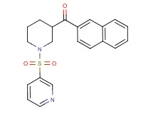 2-naphthyl[1-(3-pyridinylsulfonyl)-3-piperidinyl]methanone