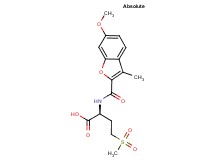 (2S)-2-{[(6-methoxy-3-methyl-1-benzofuran-2-yl)carbonyl]amino}-4-(methylsulfonyl)butanoic acid