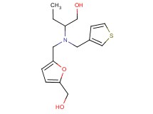 2-[{[5-(hydroxymethyl)-2-furyl]methyl}(3-thienylmethyl)amino]butan-1-ol