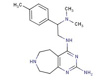 N~4~-[2-(dimethylamino)-2-(4-methylphenyl)ethyl]-6,7,8,9-tetrahydro-5H-pyrimido[4,5-d]azepine-2,4-diamine dihydrochloride
