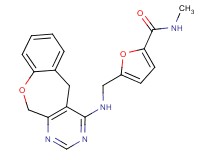 5-[(5,11-dihydro[1]benzoxepino[3,4-d]pyrimidin-4-ylamino)methyl]-N-methyl-2-furamide