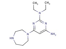 6-(1,4-diazepan-1-yl)-N~2~,N~2~-diethyl-2,4-pyrimidinediamine dihydrochloride