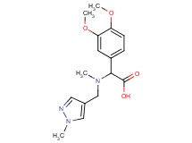 (3,4-dimethoxyphenyl){methyl[(1-methyl-1H-pyrazol-4-yl)methyl]amino}acetic acid