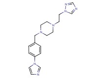 1-[4-(1H-imidazol-1-yl)benzyl]-4-[2-(1H-1,2,4-triazol-1-yl)ethyl]piperazine