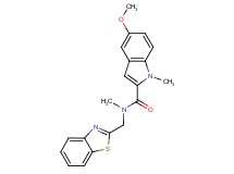N-(1,3-benzothiazol-2-ylmethyl)-5-methoxy-N,1-dimethyl-1H-indole-2-carboxamide