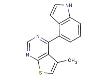 4-(1H-indol-4-yl)-5-methylthieno[2,3-d]pyrimidine