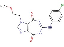6-[(4-chlorophenyl)amino]-1-(2-methoxyethyl)imidazo[4,5-e][1,3]diazepine-4,8(1H,5H)-dione