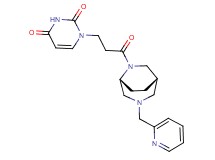 1-{3-oxo-3-[(1S*,5R*)-3-(pyridin-2-ylmethyl)-3,6-diazabicyclo[3.2.2]non-6-yl]propyl}pyrimidine-2,4(1H,3H)-dione