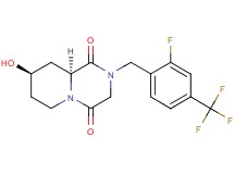(8R*,9aS*)-2-[2-fluoro-4-(trifluoromethyl)benzyl]-8-hydroxytetrahydro-2H-pyrido[1,2-a]pyrazine-1,4(3H,6H)-dione