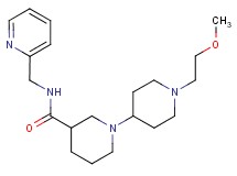 1'-(2-methoxyethyl)-N-(pyridin-2-ylmethyl)-1,4'-bipiperidine-3-carboxamide