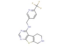 N-{[6-(trifluoromethyl)-3-pyridinyl]methyl}-5,6,7,8-tetrahydropyrido[4',3':4,5]thieno[2,3-d]pyrimidin-4-amine dihydrochloride