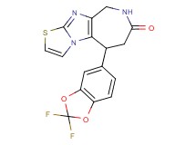 5-(2,2-difluoro-1,3-benzodioxol-5-yl)-5,6,8,9-tetrahydro-7H-[1,3]thiazolo[3',2':1,2]imidazo[4,5-c]azepin-7-one