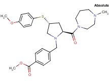 methyl 4-({(2S,4R)-4-[(4-methoxyphenyl)thio]-2-[(4-methyl-1,4-diazepan-1-yl)carbonyl]-1-pyrrolidinyl}methyl)benzoate