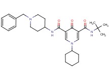 N-(1-benzyl-4-piperidinyl)-N'-(tert-butyl)-1-cyclohexyl-4-oxo-1,4-dihydro-3,5-pyridinedicarboxamide
