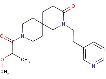 9-(2-methoxypropanoyl)-2-(2-pyridin-3-ylethyl)-2,9-diazaspiro[5.5]undecan-3-one