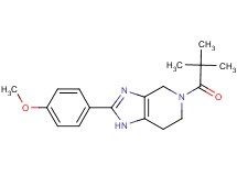 5-(2,2-dimethylpropanoyl)-2-(4-methoxyphenyl)-4,5,6,7-tetrahydro-1H-imidazo[4,5-c]pyridine
