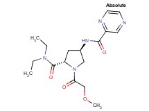N-[(3R,5S)-5-[(diethylamino)carbonyl]-1-(methoxyacetyl)pyrrolidin-3-yl]pyrazine-2-carboxamide
