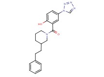 2-{[3-(2-phenylethyl)-1-piperidinyl]carbonyl}-4-(1H-tetrazol-1-yl)phenol
