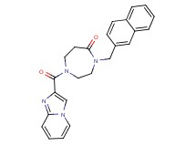1-(imidazo[1,2-a]pyridin-2-ylcarbonyl)-4-(2-naphthylmethyl)-1,4-diazepan-5-one
