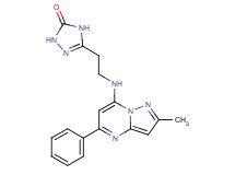 5-{2-[(2-methyl-5-phenylpyrazolo[1,5-a]pyrimidin-7-yl)amino]ethyl}-2,4-dihydro-3H-1,2,4-triazol-3-one