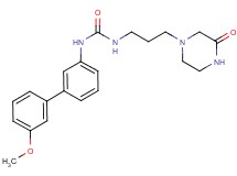 N-(3'-methoxybiphenyl-3-yl)-N'-[3-(3-oxopiperazin-1-yl)propyl]urea