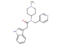 2-(1H-indol-3-yl)-N-(1-methyl-4-piperidinyl)-N-(4-pyridinylmethyl)acetamide