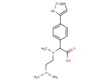 [[2-(dimethylamino)ethyl](methyl)amino][4-(1H-pyrazol-5-yl)phenyl]acetic acid
