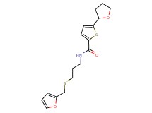 N-{3-[(2-furylmethyl)thio]propyl}-5-(tetrahydrofuran-2-yl)thiophene-2-carboxamide