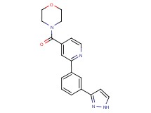 4-{2-[3-(1H-pyrazol-3-yl)phenyl]isonicotinoyl}morpholine