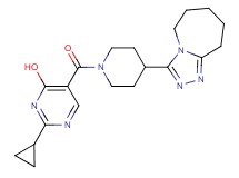 2-cyclopropyl-5-{[4-(6,7,8,9-tetrahydro-5H-[1,2,4]triazolo[4,3-a]azepin-3-yl)piperidin-1-yl]carbonyl}pyrimidin-4-ol