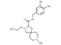 N-(3,4-dimethylbenzyl)-8-methyl-2-propyl-2,8-diazaspiro[4.5]decane-3-carboxamide