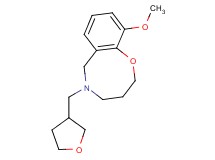 10-methoxy-5-(tetrahydrofuran-3-ylmethyl)-3,4,5,6-tetrahydro-2H-1,5-benzoxazocine