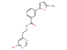 N-[2-(6-hydroxypyrimidin-4-yl)ethyl]-3-(5-methyl-2-furyl)benzamide