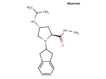 (4R)-1-(2,3-dihydro-1H-inden-2-yl)-4-(isopropylamino)-N-methyl-L-prolinamide