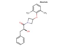 (2S)-1-[3-(2,6-dimethylphenoxy)-1-azetidinyl]-1-oxo-3-phenyl-2-propanol