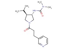 N'-[(3S*,4R*)-4-isopropyl-1-(3-pyridin-3-ylpropanoyl)pyrrolidin-3-yl]-N,N-dimethylurea
