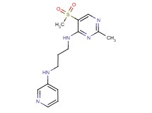 N-[2-methyl-5-(methylsulfonyl)pyrimidin-4-yl]-N'-pyridin-3-ylpropane-1,3-diamine