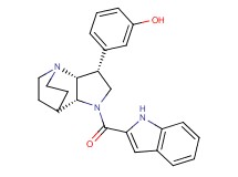 3-[(3R*,3aR*,7aR*)-1-(1H-indol-2-ylcarbonyl)octahydro-4,7-ethanopyrrolo[3,2-b]pyridin-3-yl]phenol