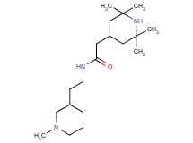 N-[2-(1-methylpiperidin-3-yl)ethyl]-2-(2,2,6,6-tetramethylpiperidin-4-yl)acetamide