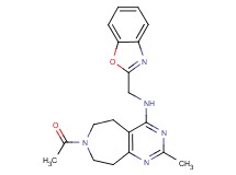 7-acetyl-N-(1,3-benzoxazol-2-ylmethyl)-2-methyl-6,7,8,9-tetrahydro-5H-pyrimido[4,5-d]azepin-4-amine