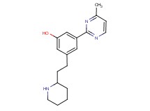 3-(4-methylpyrimidin-2-yl)-5-(2-piperidin-2-ylethyl)phenol