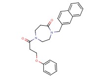 4-(2-naphthylmethyl)-1-(3-phenoxypropanoyl)-1,4-diazepan-5-one