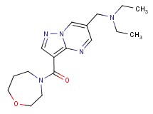 N-ethyl-N-{[3-(1,4-oxazepan-4-ylcarbonyl)pyrazolo[1,5-a]pyrimidin-6-yl]methyl}ethanamine