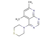 5,7-dimethyl-4-thiomorpholin-4-ylpyrido[2,3-d]pyrimidine