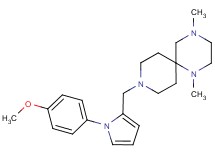 9-{[1-(4-methoxyphenyl)-1H-pyrrol-2-yl]methyl}-1,4-dimethyl-1,4,9-triazaspiro[5.5]undecane